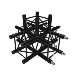 Protruss - S30024 black corner (5-way cross + down corner)
