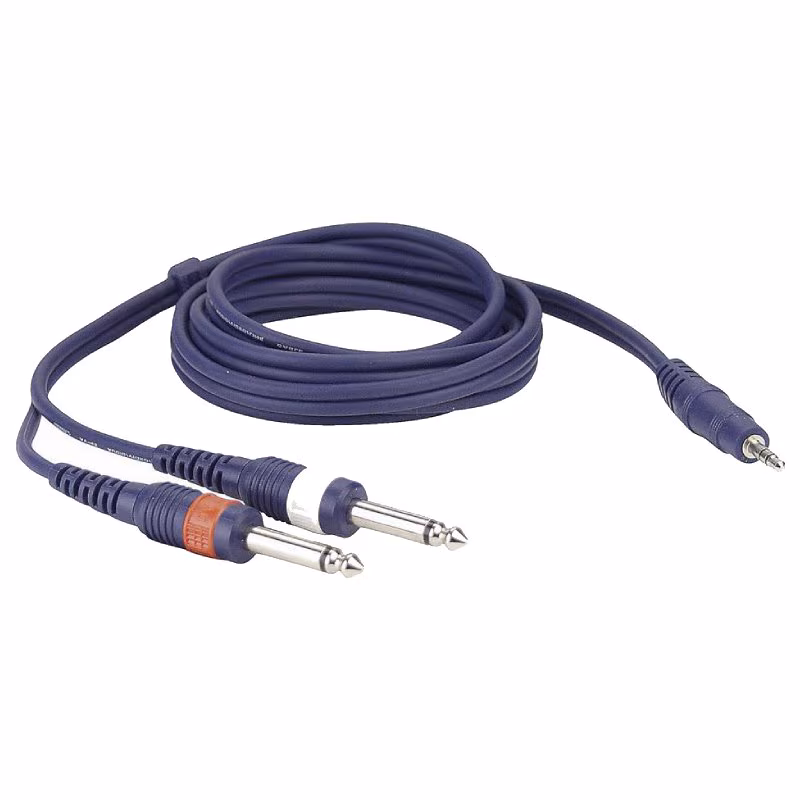 3,5mm stereo jack > 2x 6,3mm jack