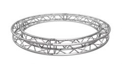 Protruss - S30 square silver circle Ø 4,00m (8 cuts)