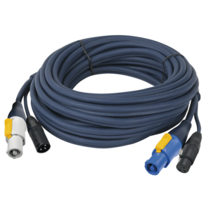 Powercon + XLR3 light cable 10,0m