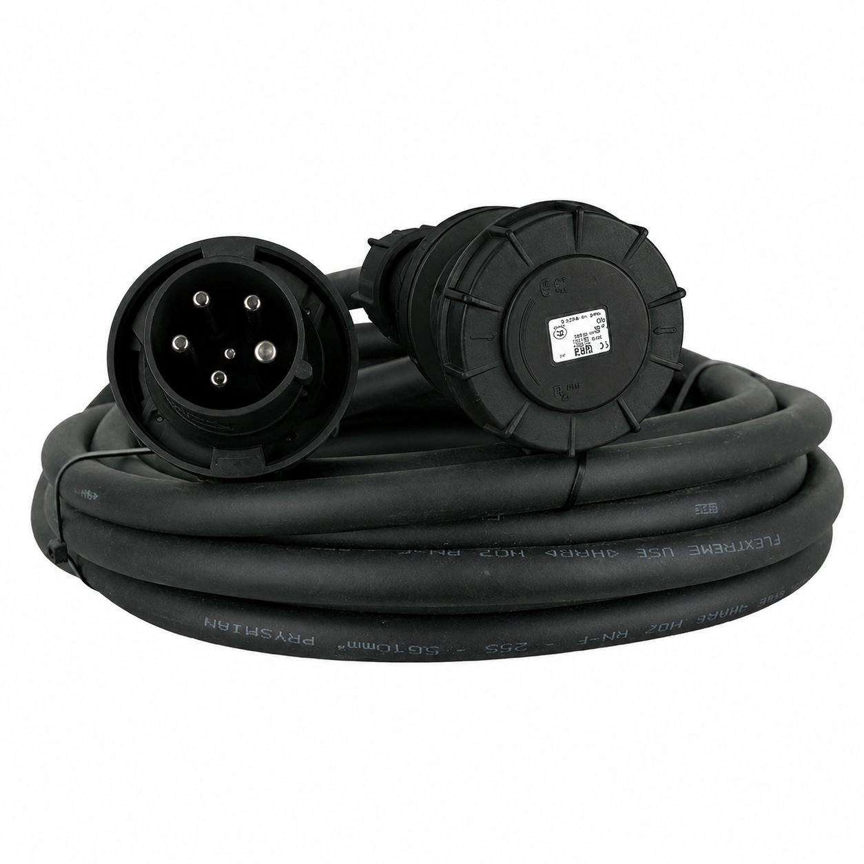 Three phase cable 125A CEE red 5m