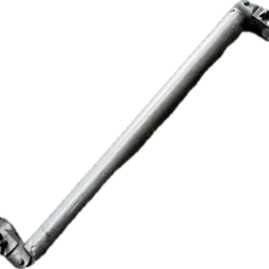 Aluminium tube 50mm schoor, 1,0 mtr.