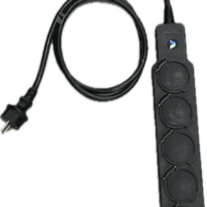 Schuko adaptor 16A > Schuko 16A 4-way 1,5m