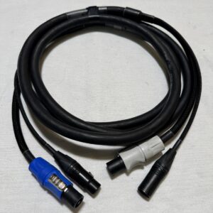 Powercon + XLR5 light cable 3,0m