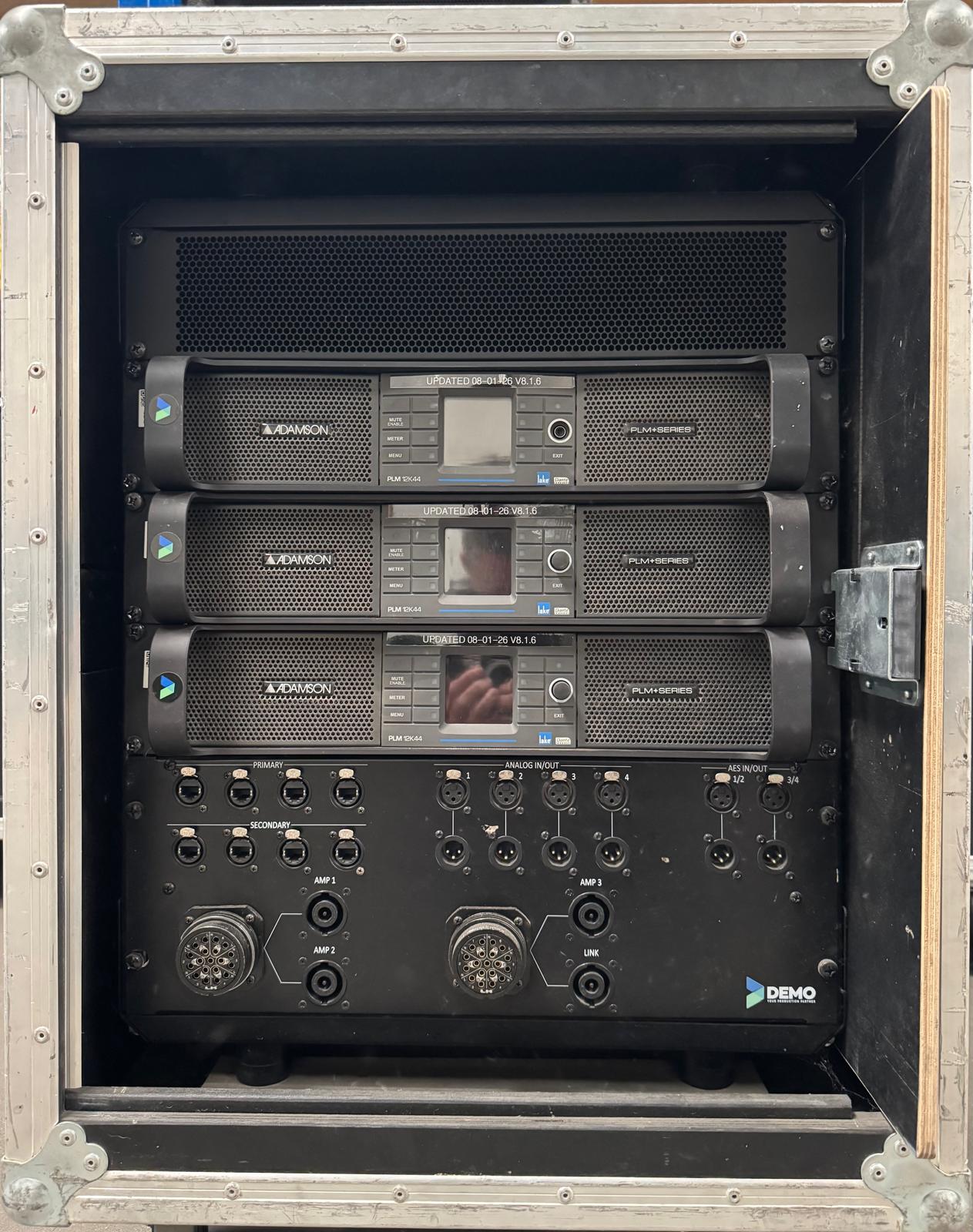 Adamson S-rack (3x PLM12K44)