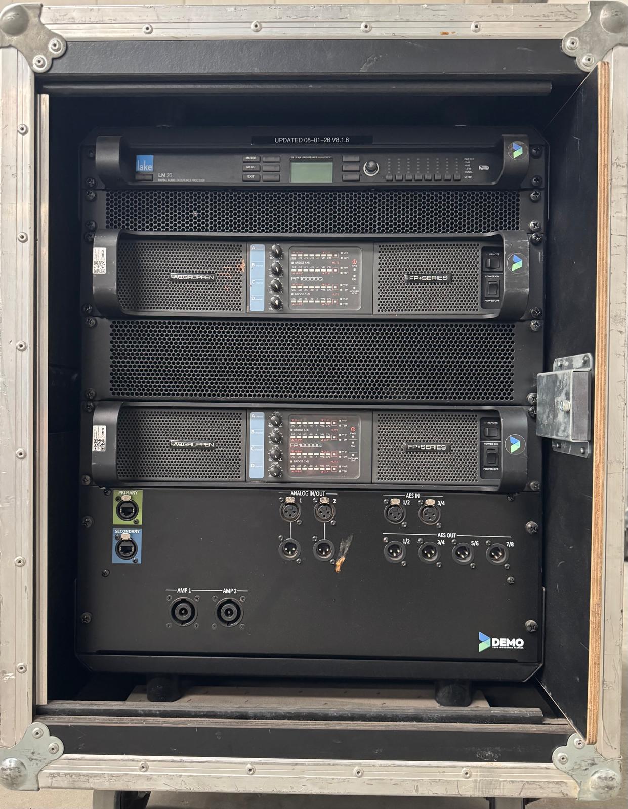 Lab.gruppen 2x FP10.000Q/LM26 rack