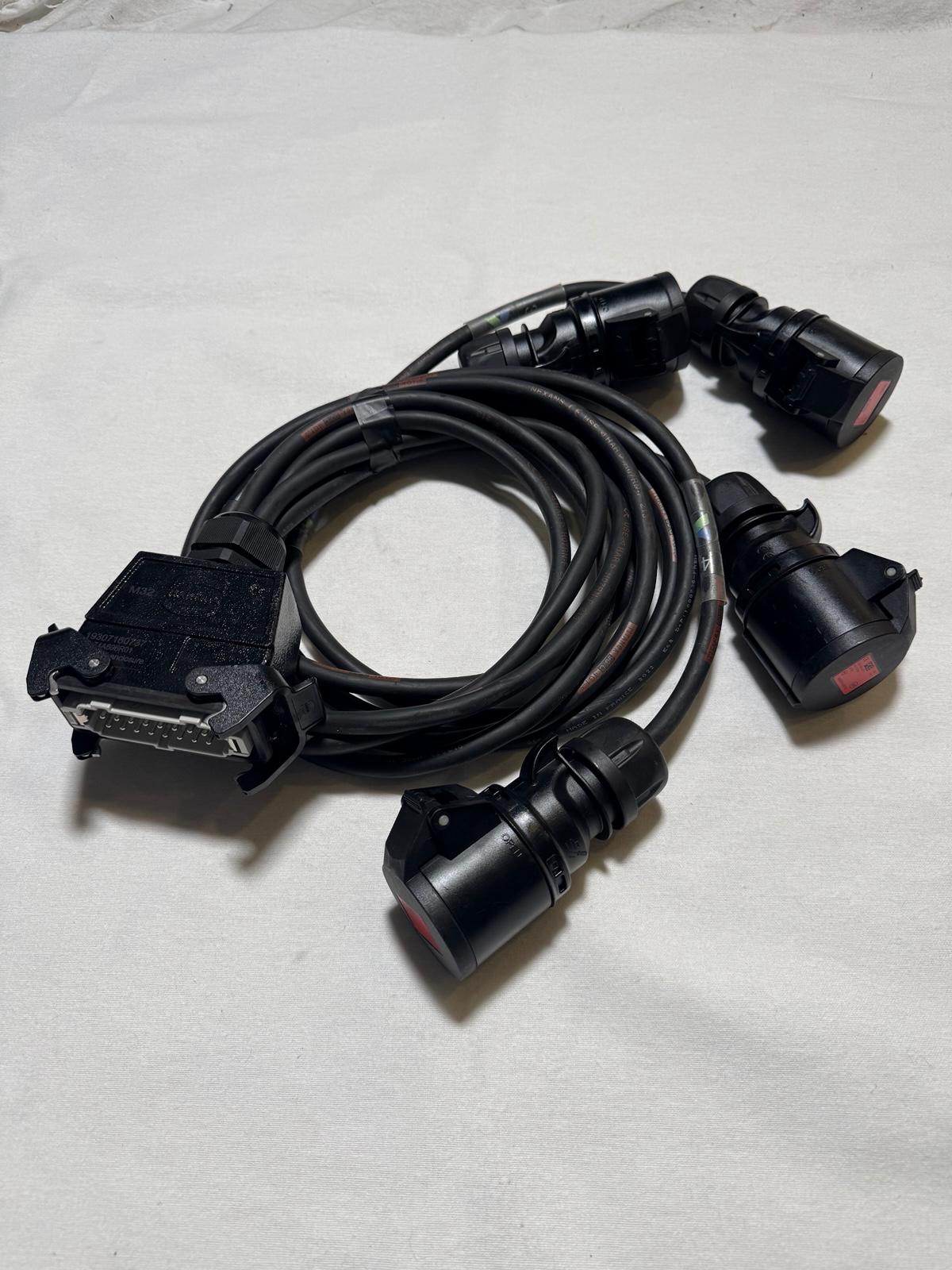 Hoist break-out= harting 16p > 4x 16A CE 4p for DC hoist