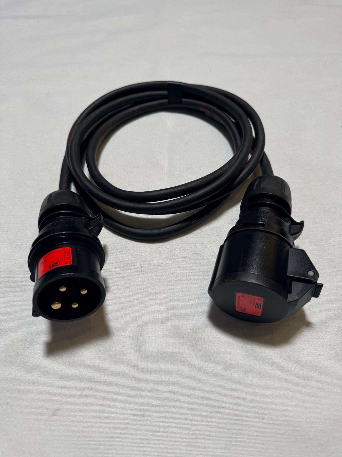 Hoistcable 4p black 15,0 m