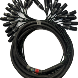 XLR cable 3 pins 5,0 m 12ch spinner