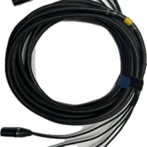 XLR cable 3 pins 10,0 m 4ch spinner