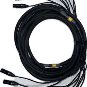 XLR cable 3 pins 10,0 m 8ch spinner