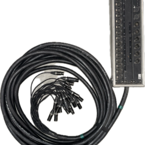 XLR cable 3 pins 15,0 m snake 16in/4out