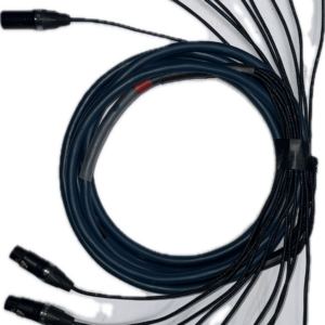 XLR cable 3 pins 5,0 m 9ch spinner