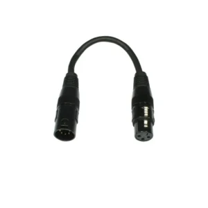 DMX Verloop 5 polig XLR (M) > 3 polig XLR (F)