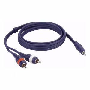 3,5mm stereo jack > 2x RCA
