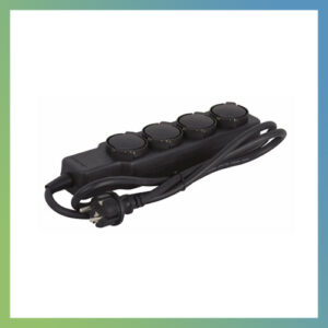 Schuko adaptor 16A > Schuko 16A 4-way 1,5m