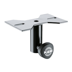 K&M 195/8 Black speaker mounting adaptor