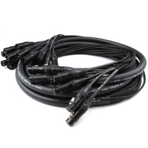 XLR cable 3 pins 5,0 m 12ch spinner