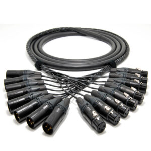 XLR cable 3 pins 3,0 m 9ch spinner