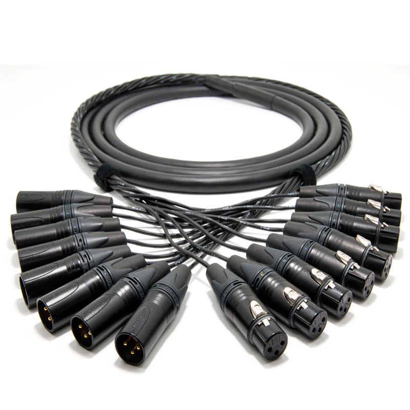 XLR cable 3 pins 5,0 m 9ch spinner
