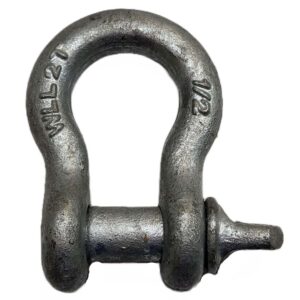 Shackle 32,5kN WLL 3.25T silver