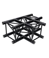Prolyte - H30V square black corner C017 (3-way T corner) R