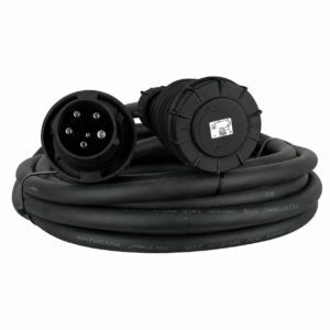 Three phase cable 63A CEE red - 25m [CASE]