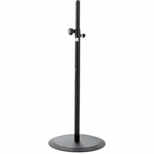 K&M 26735 round base speaker stand black (4 in a case)