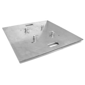 Truss baseplate 0,8x0,8m silver